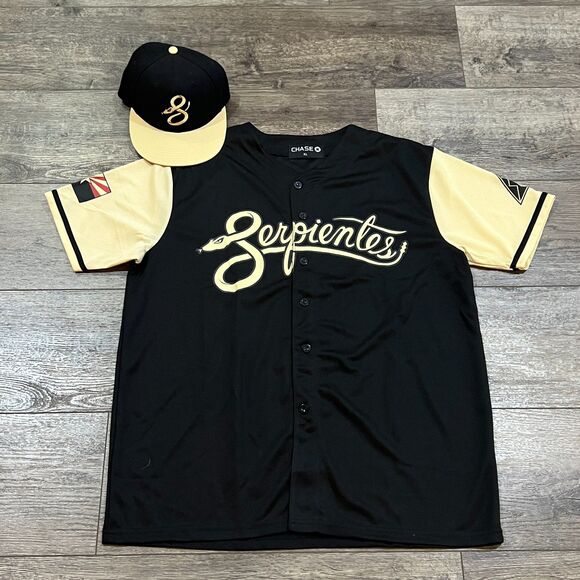 Jersey/Hat Bundle! Arizona Diamondbacks Serpientes Jersey Size XL + Snapback Hat - Picture 1 of 13